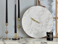 Art Decoration Crafting Faux Marble Wall Clock